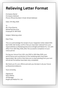 Relieving Letter Formats: Everything You Need to Know