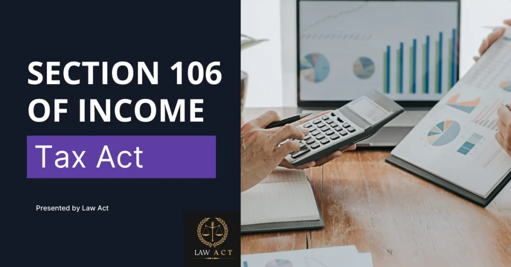 Section 106 of Income Tax Act