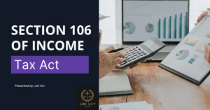 Section 106 of Income Tax Act