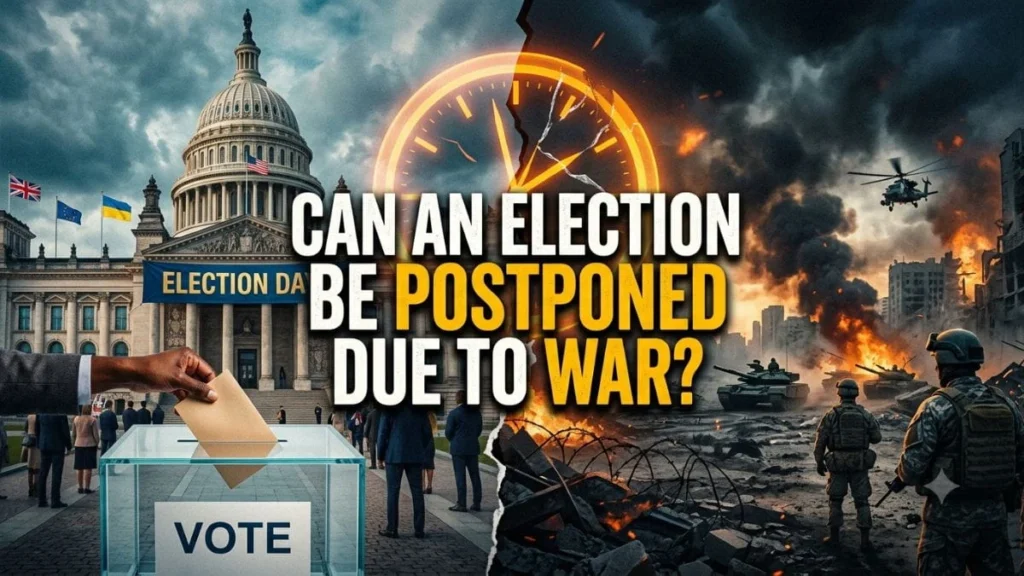 Can an Election Be Postponed Due to War