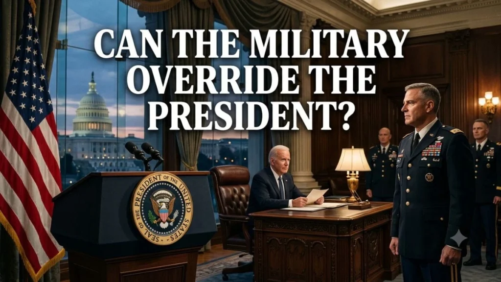 Can the Military Override the President