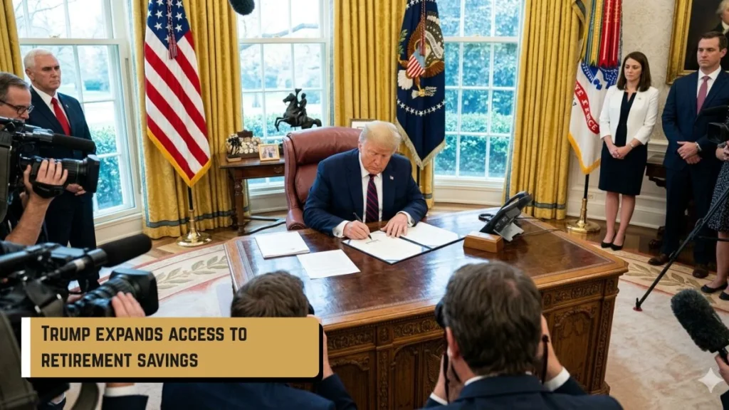 trump signs executive order expanding workers access to retirement plans
