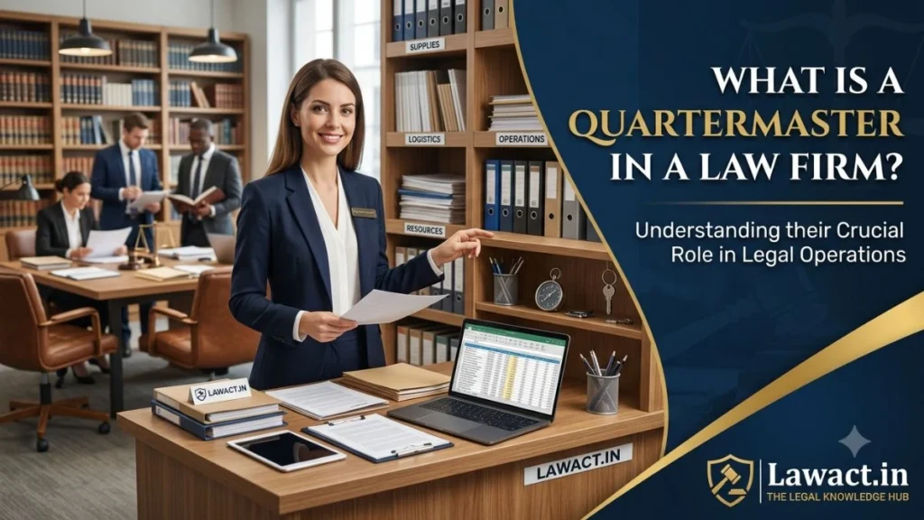 What Is a Quartermaster in a Law Firm
